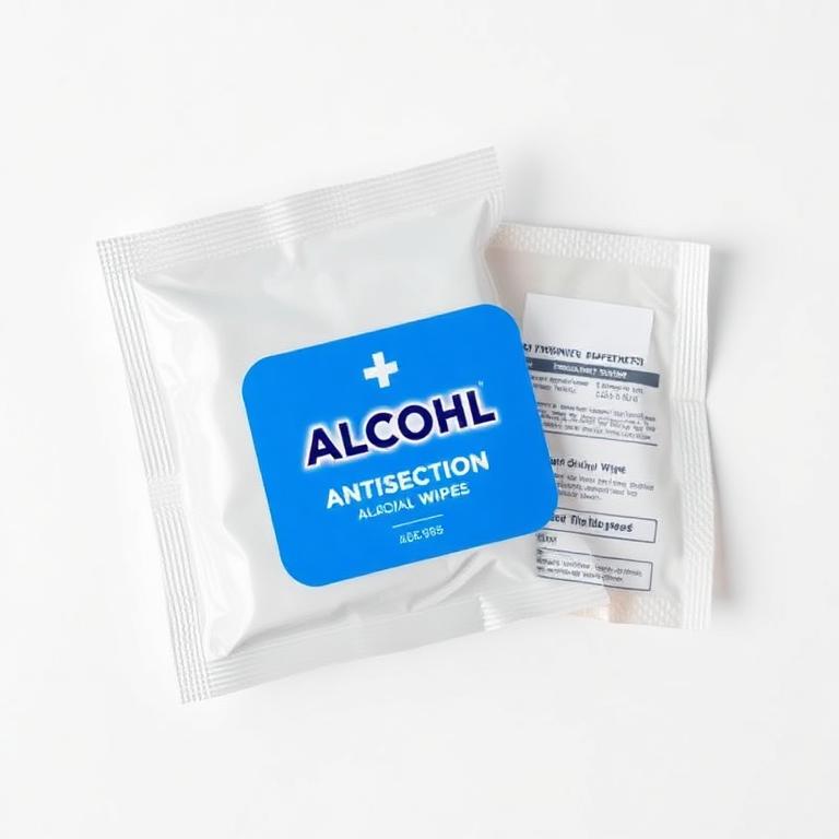 Antiseptique + compresses