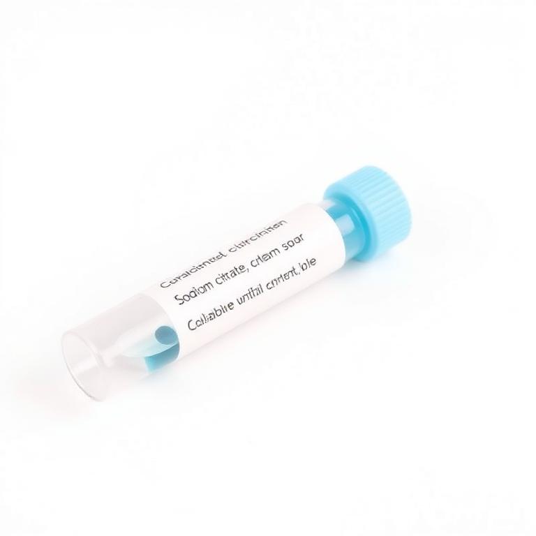 Tube citrate de sodium